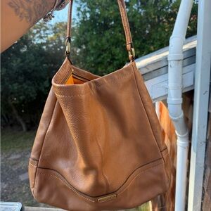 Coach Brown Leather Hobo Bag